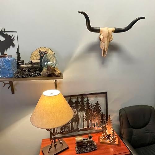Things2Die4 Long Horn Cow Skull Wall Hanging Longhorn Steer - Image 4