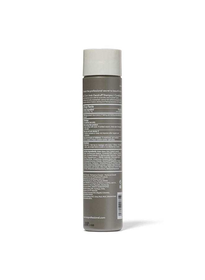 ION - 2 In 1 Anti Dandruff Shampoo & Conditioner, Gently Cleanses, All Hair Types, Relieves Irritation, Itching, And Flaking, Vegan, Paraben Free - Image 1