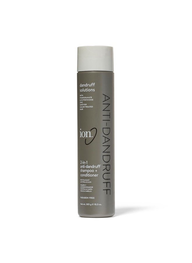 ION - 2 In 1 Anti Dandruff Shampoo & Conditioner, Gently Cleanses, All Hair Types, Relieves Irritation, Itching, And Flaking, Vegan, Paraben Free - Image 1