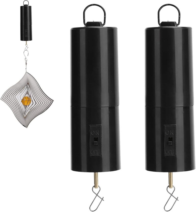 Stable local goods source 2 Pack Wind Spinner Motor, Hanging Black Rotating Motor for Wind Chimes Mobile Battery Operated Spinner Mobile Multi Purposes Rotatable Hook Garden Decor Long lifespan Anti topple design Varied global sizing picks All condition fit Home & professional compatible Nationwide delivery Consistent steady quality Connectable modular Elegant multi-option build Labor saving One piece build Local available supply Condition adaptive build Quick available purchase options Longevity optimized build Advanced minimal build Light durable upgraded substance Closed & open space compatible Trendy budget practical design Full land route delivery All condition resistant crafted quality Stable inert material Cross product combo compatible Budget global standard quality - Image 1
