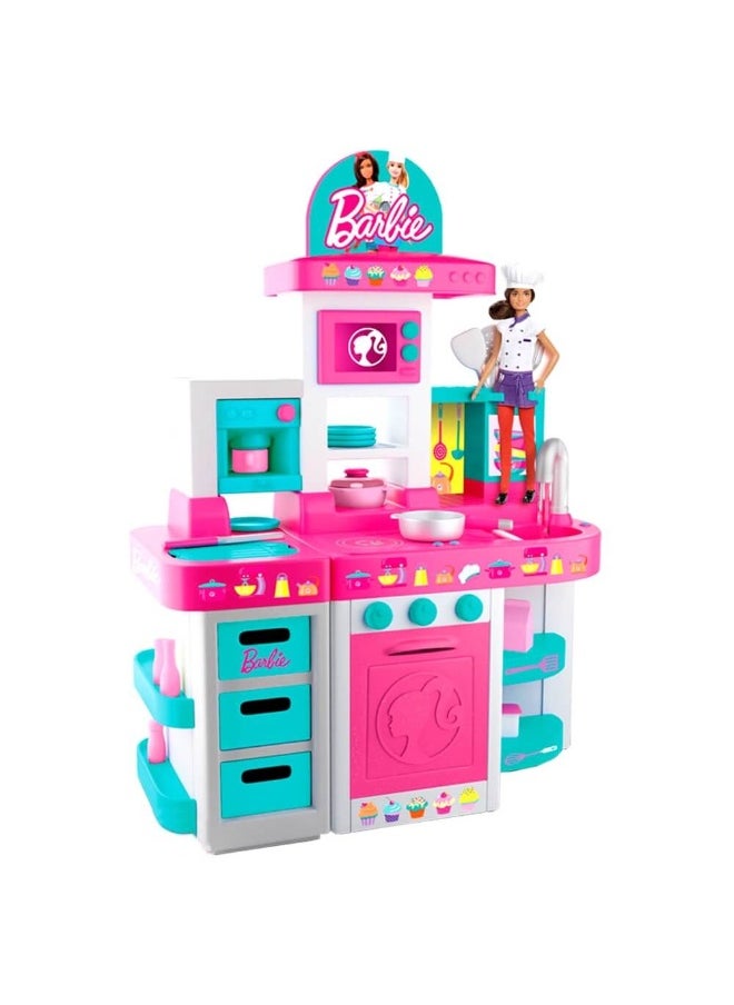 Barbie Barbie Large Kitchen with Light & Sound 