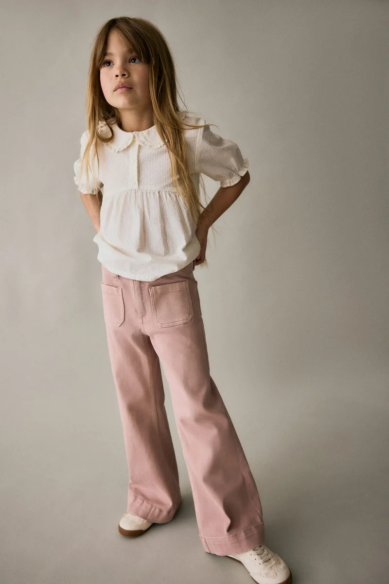 اتش اند ام جينز بقصة حافة واسعة