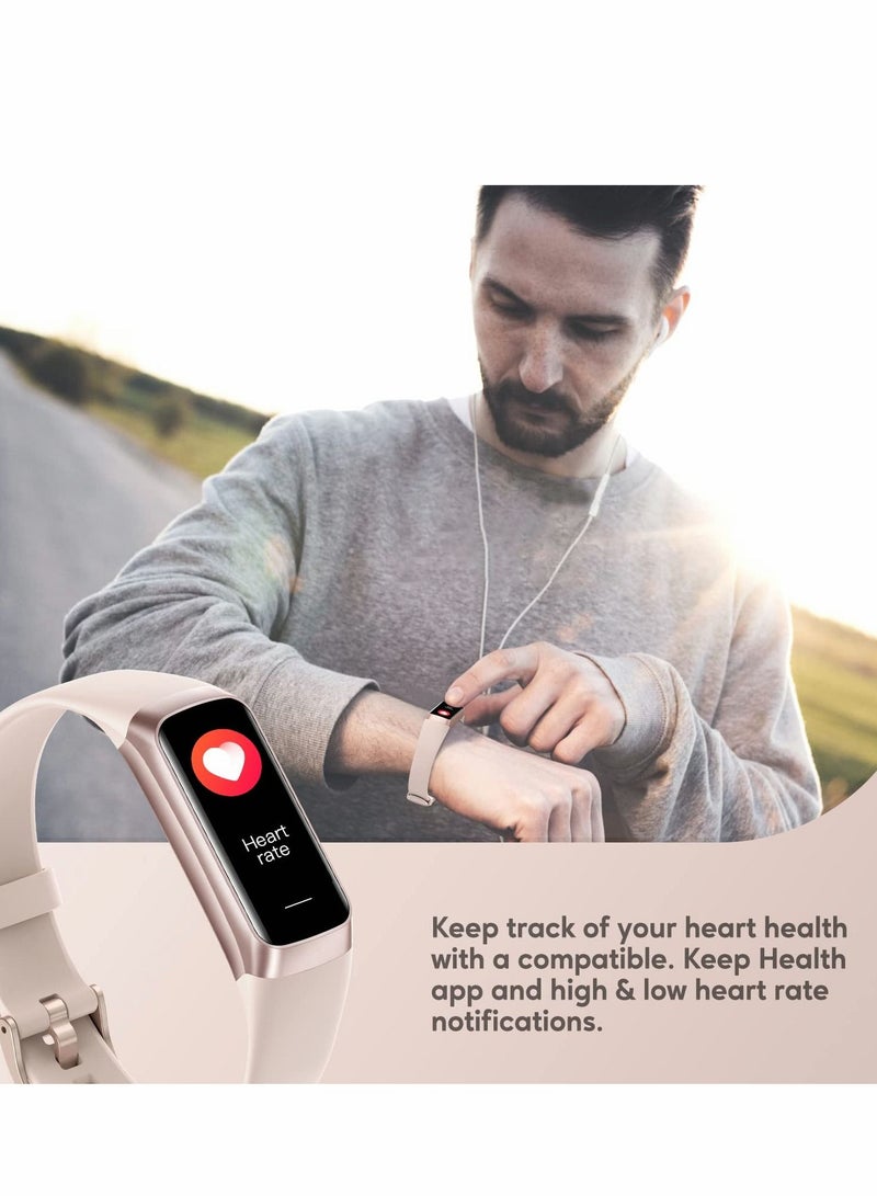 Y&D Fitness Tracker Activity with AMOLED Color Display Smart Watch Heart Rate Monitor, Indoor Outdoor Tracking Sleep 5 ATM Waterproof Step Counter for Women Men - Image 5