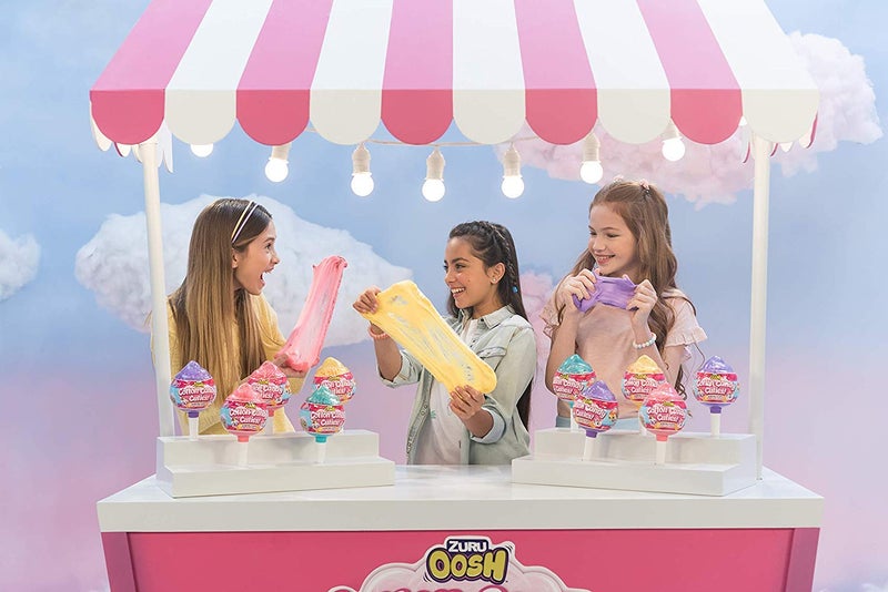 Tobar Oosh Slime Cotton Candy Cuties Series 2 by ZURU (Purple) Scented, Squishy, Fluffy, Soft, Stretchy, Stress Relief, Party Favors, Non-Stick with Collectible Cutie Slow Rise Toy - Image 5