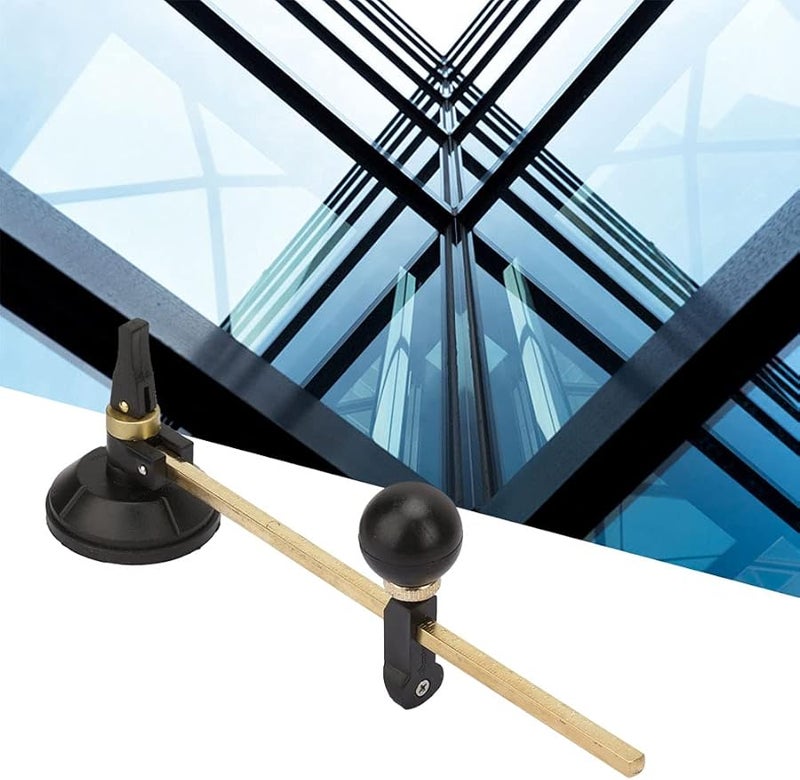 Adjustable Glass Cutter Tool With Circular Wheel For Drawing 15 7 Inch Size - Image 4