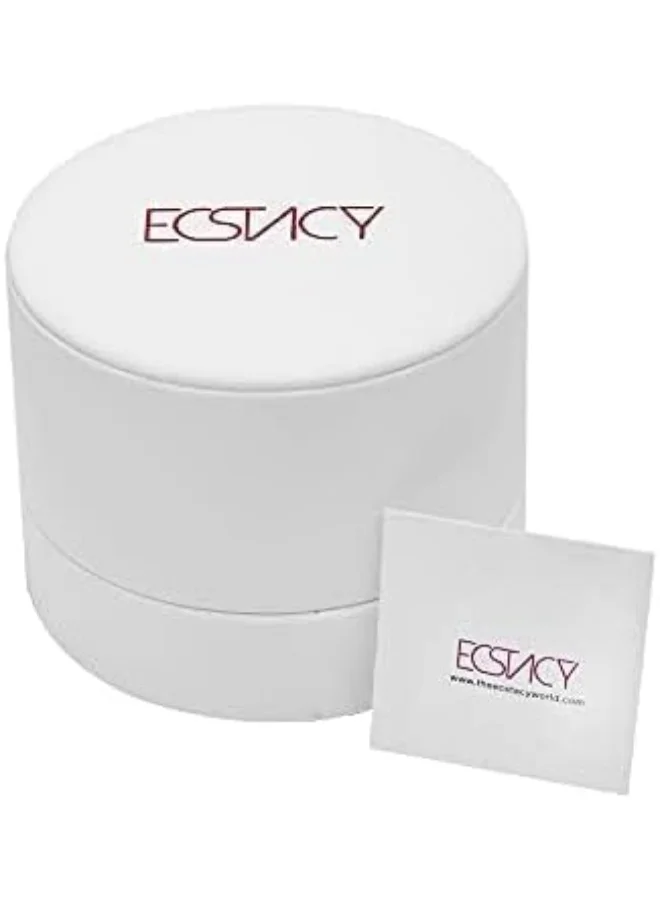 إكستاسي Ecstacy Women'S Vj20 Movement Watch, Analog Display And Stainless Steel Strap - E23505-Rbkk, Gold Metal