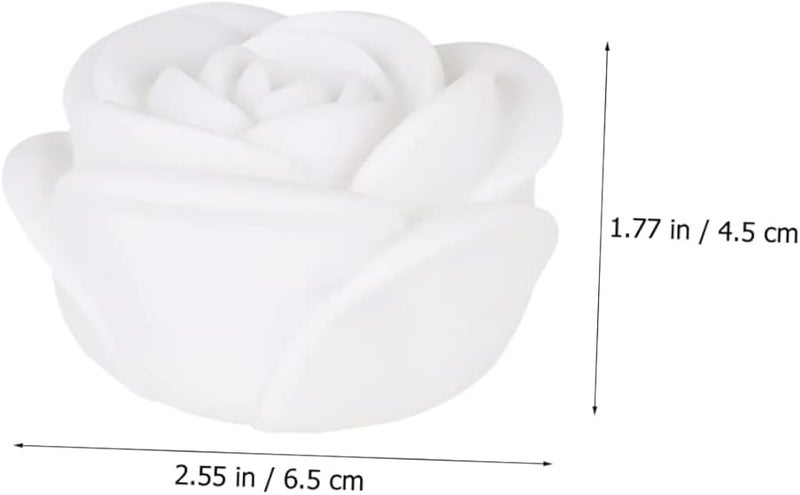 4 قطع مصباح وردي وردي LED لحديقة الفناء ديكور منزلي رومانسي للأحداث الخارجية - Image 3