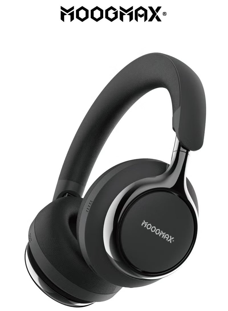 MOOGMAX Wireless Bluetooth Headphones with Hybrid ANC - 80 Hour Battery Life - Image 1