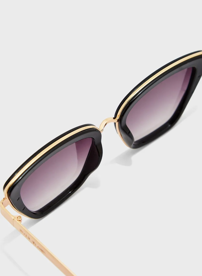 RIVER ISLAND Laid On Lens Cateye Sunglasses
