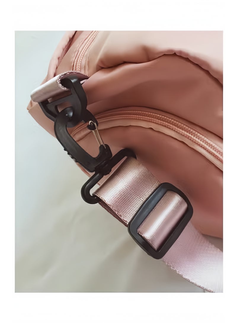 HALAMODO Women's Sports Duffel Bag Overnight Weekender Travel Bag with Wet Pocket Large Side Shoe Compartment Easy-access Front Pocket Interior Pocket and Adjustable Shoulder Strap Ideal as Gym Bag Yoga Bag - Image 3