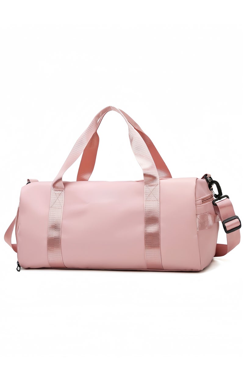 HALAMODO Women's Sports Duffel Bag Overnight Weekender Travel Bag with Wet Pocket Large Side Shoe Compartment Easy-access Front Pocket Interior Pocket and Adjustable Shoulder Strap Ideal as Gym Bag Yoga Bag - Image 1