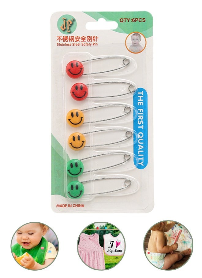 1 Pack Baby Safety Diaper Pins, Nappy Pins with Locking Closure, Stainless Steel Baby Pins with Plastic Head for Clothes Diaper Fasteners, Random Color - pzsku/Z6406ACDADE886FF6297CZ/45/_/1716365058/f62cb7b4-e4c9-48b1-ab3c-eaf066c75bc8