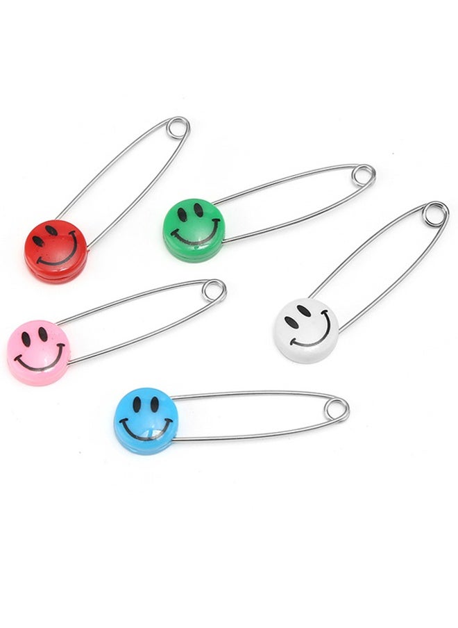 Super ZYouth - 1 Pack Baby Safety Diaper Pins, Nappy Pins with Locking Closure, Stainless Steel Baby Pins with Plastic Head for Clothes Diaper Fasteners, Random Color - Image 1