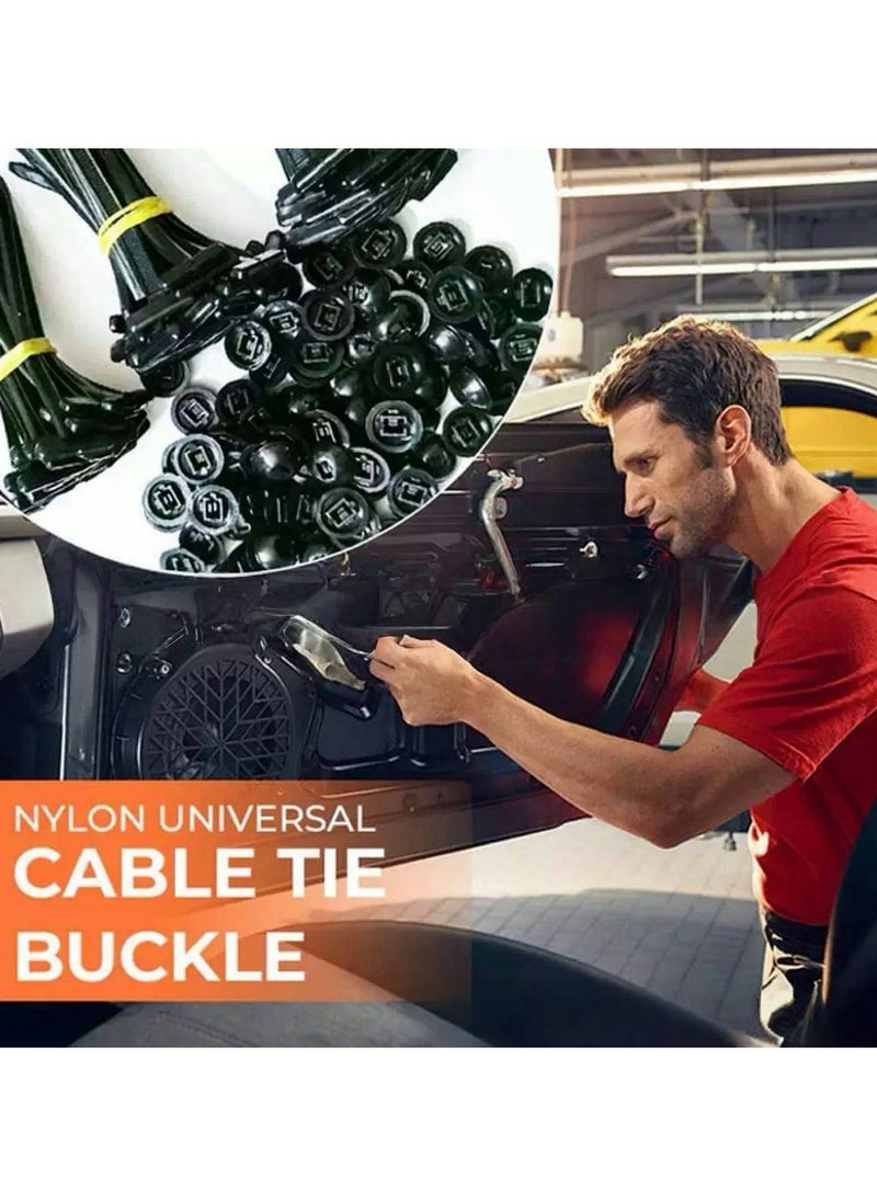 إسكدنيا مشبك ربطة الكبلات العالمي من النايلون ، (10pcs) - Image 2