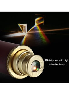 Generic Monocular Telescope for Kids & Adults Handheld Collapsible Brass Telescope 25x30 Zoomable Portable Pirate Spyglass for Cruise Ship  - Image 4