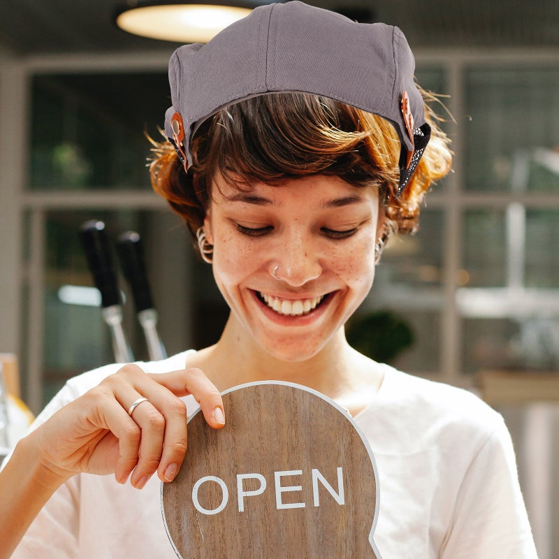 Cook Hat Waiter Beret Cap Breathable Food Service Hat Work Cap Chef Accessory - Image 4