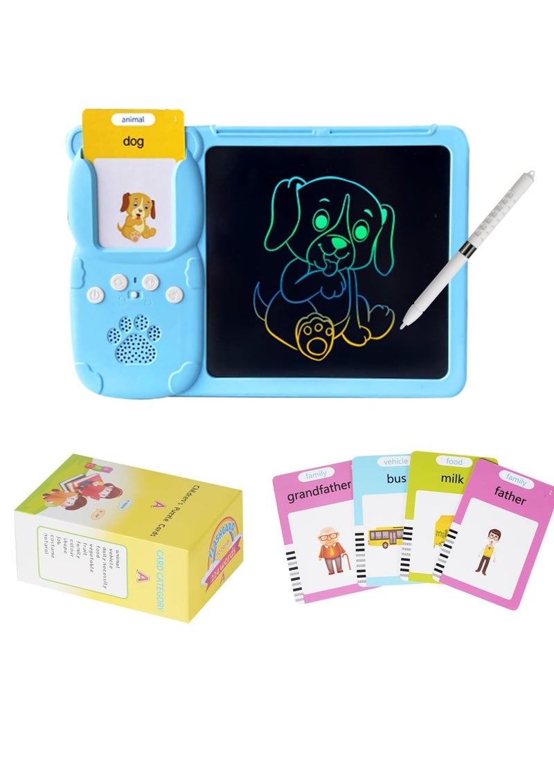 Talking Flash Cards, Interactive Learning Toy For Children 1-6 Years Old, 255 Sheets, 510 Words Talking Flash Cards, English-Learning Toy  - Image 1