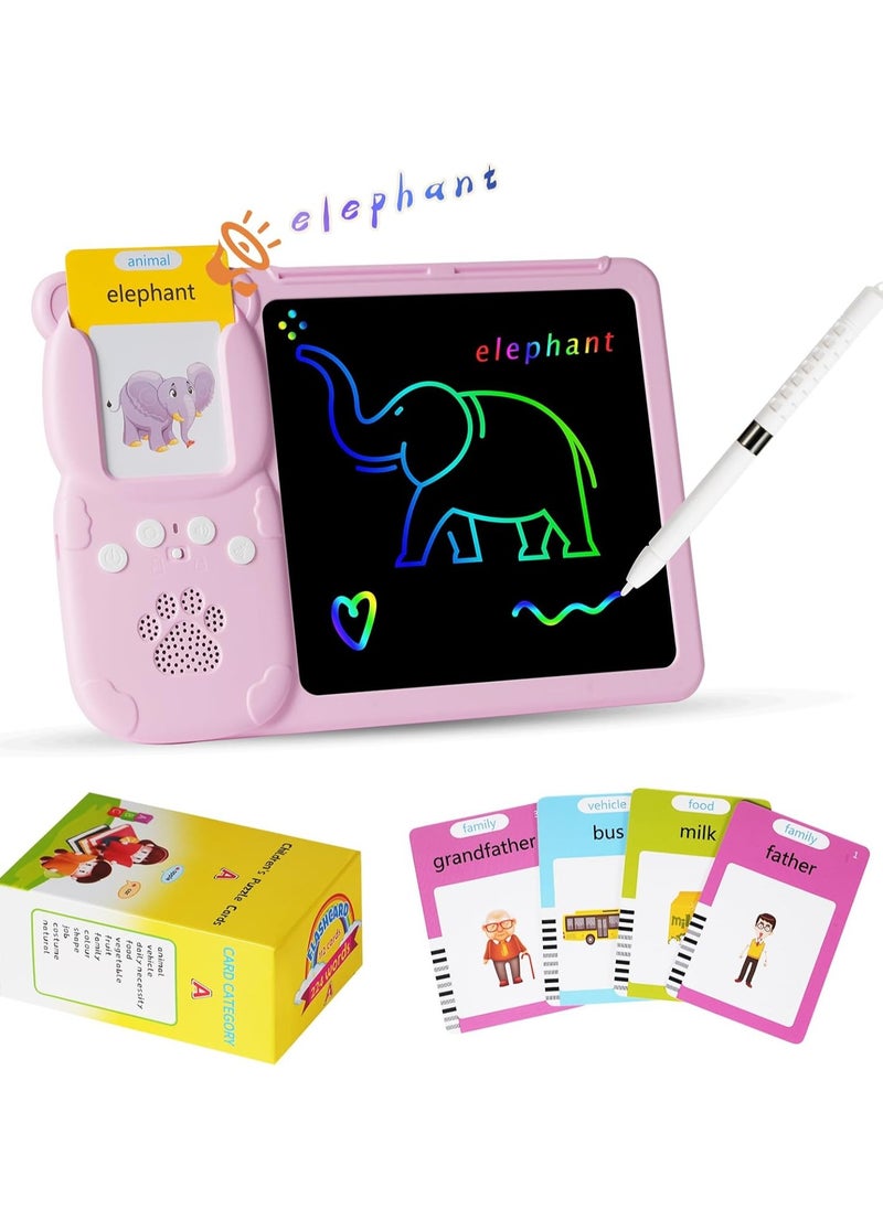 Talking Flash Cards, Interactive Learning Toy For Children 1-6 Years Old, 255 Sheets, 510 Words Talking Flash Cards, English-Learning Toy  - Image 2