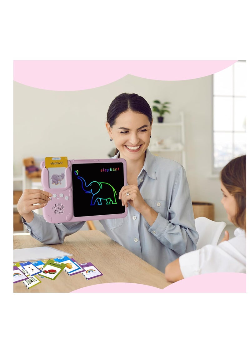 Talking Flash Cards, Interactive Learning Toy For Children 1-6 Years Old, 255 Sheets, 510 Words Talking Flash Cards, English-Learning Toy  - Image 4