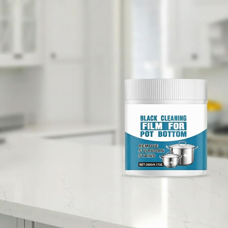 KASTWAVE Black Rust Remover for Pot Bottoms - Non-Toxic Cookware Cleaner for Stubborn Rust and Stains on Pots and Pans - Easy to Use Black Cleaning Pad for Household Pot Rust Removal - Image 4