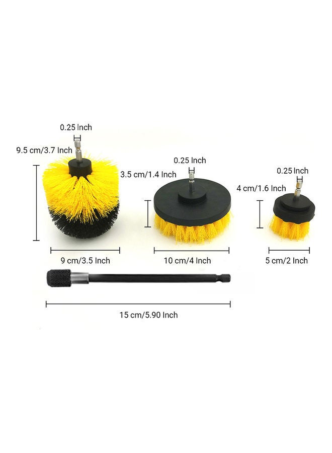 12 Piece Electric Drill Brush Scrub Pads Multicolour 20.00x14x11cm - Image 5