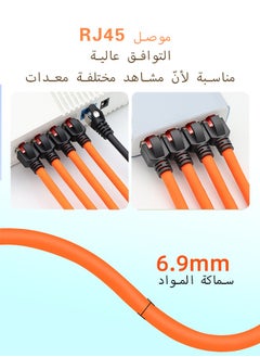 Yesido CAT8 Ethernet Cable 6.5ft with Gold Plated RJ45 Connector High Speed 40Gbps 2000MHz-2M  - Image 3