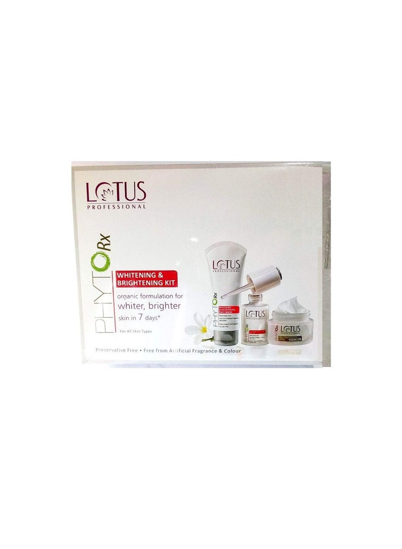 Lotus Professional Whitening Brightening Kit Face Wash Serum Day Cream  - Image 2
