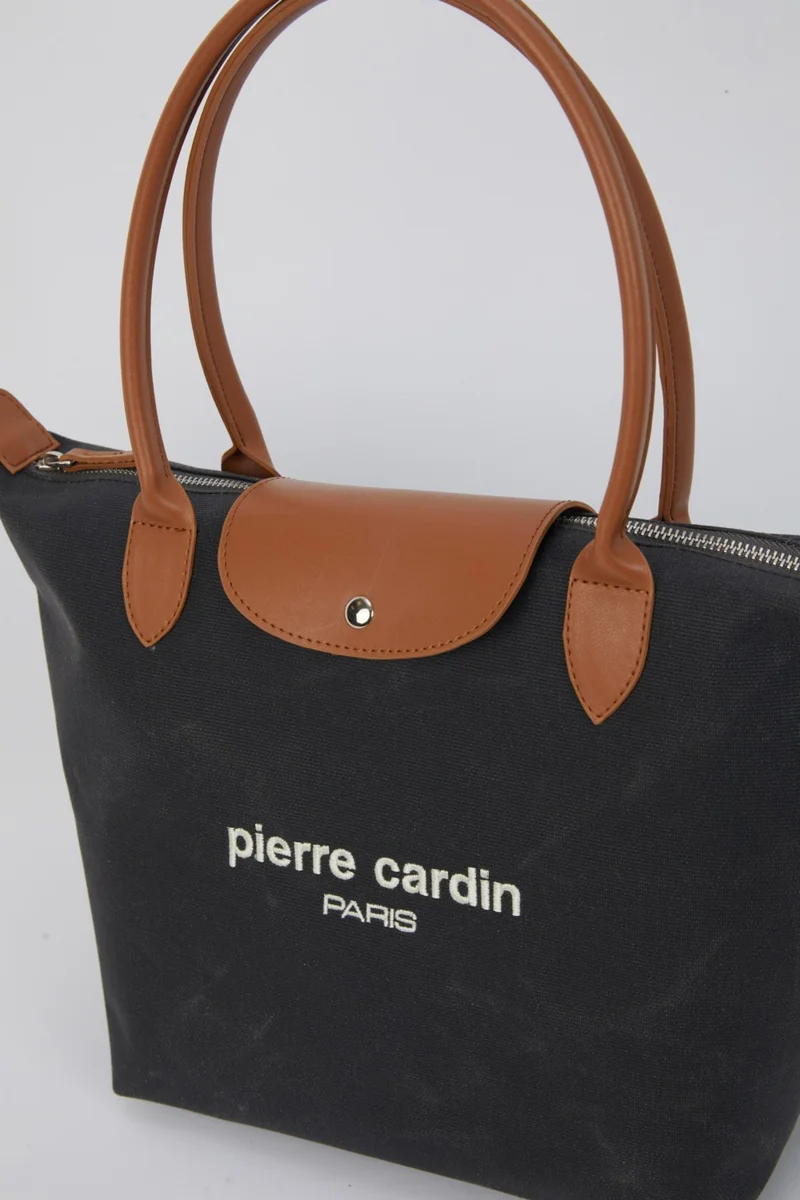 بيير كاردان Black Shoulder Bag 05PO24Y3512