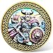 CYOUNG Viking Warrior Challenge Coin with Tree of Life Runes Norse Mythology Collectible Unique Gift with Transparent Protector - Image 2