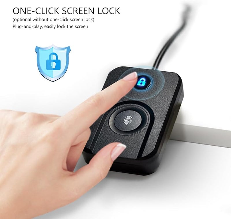 USB Fingerprint Scanner For PC With Desktop Mount Supports Multiple Accounts Secure Biometric Login Device - Image 5