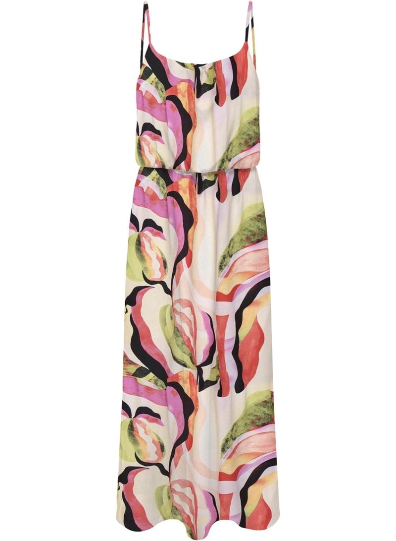 ONLNOVA LIFE VIS STRAP MAXI DRESS WVN