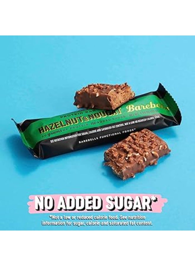 Barebells Protein Bars Hazelnut Nougat Pack of 12 No Sugar - Image 5