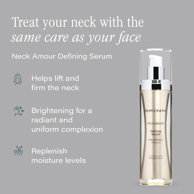 Skinn سيروم تحديد الرقبة المضاد للشيخوخة من SKINN لعلاج شد الرقبة وتخفيف الوزن تحت الذقن - Image 2