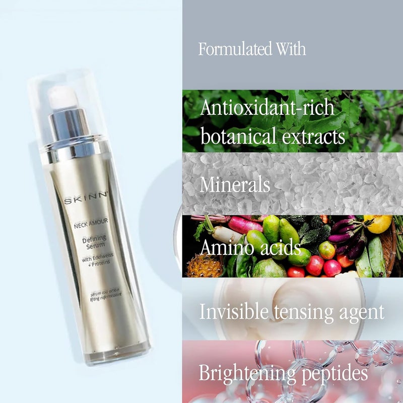 Skinn سيروم تحديد الرقبة المضاد للشيخوخة من SKINN لعلاج شد الرقبة وتخفيف الوزن تحت الذقن - Image 3
