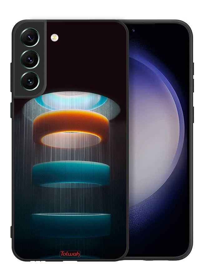 Tolwak Samsung Galaxy S21 Plus 5G Protective Case Cover Rings Art Pattern - Image 2