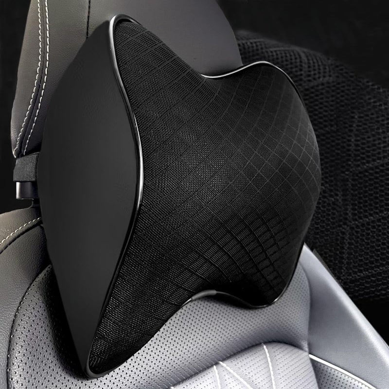 MUGATH Memory Foam Car Neck Rest Pillow Car Seat Headrest Neck Rest CushionErgonomic Car Neck Pillow Cervical Support for Neck Pain Relief in Office Driving Neck Support Pillow for Neck Pain - Image 1