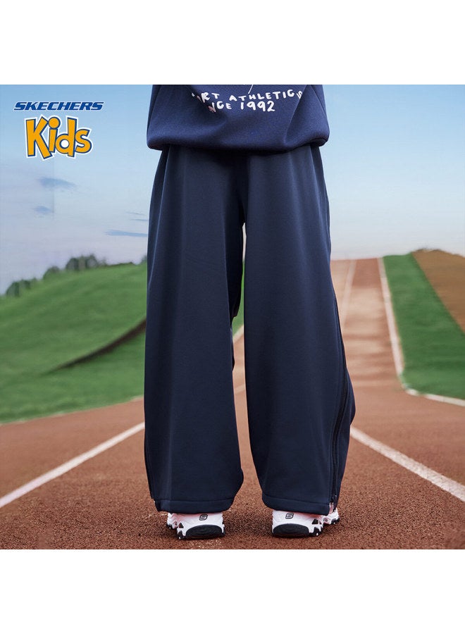 Skechers Boys' Pants 25 Winter Kids Straight Casual Sports Pants Deep Sapphire Blue 130 - Image 4