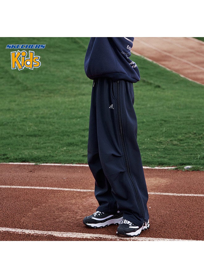 Skechers Boys' Pants 25 Winter Kids Straight Casual Sports Pants Deep Sapphire Blue 130 - Image 3