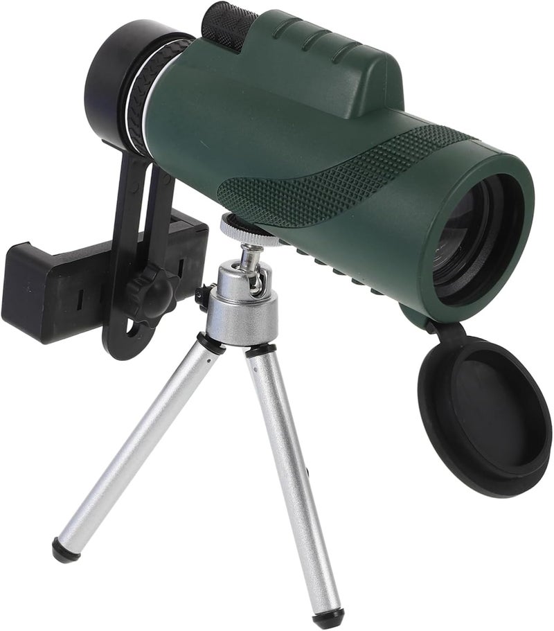 OSALADI 80X100 High Power Handheld Monocular Telescope for Adults Portable Hiking Bird Watching Camping Smartphone Compatible Adjustable Focus Lightweight Design - Image 1