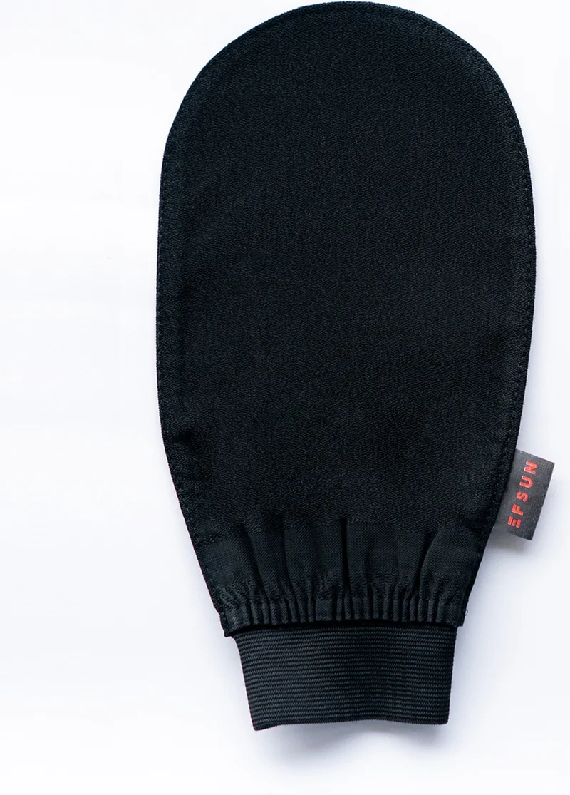 Efsun Bath Shower Scrub Exfoliating Glove 100% Flush Silk For Men and Women, Premium Scrub, Black
