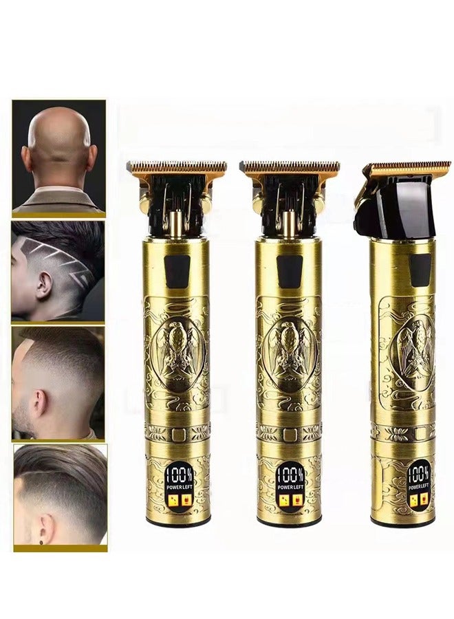 Padom Hair Trimmer for Men, Electric Beard trimmer, Zero Gapped Cordless Trimmer, Rechargeable T-Blade Trimmer, Professional Hair Clippers for men, Shaver Hair Cutting Kit, Gifts for Men - Image 2