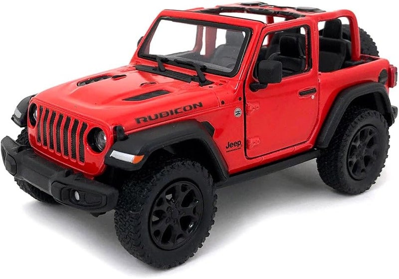 Kinsmart 2018 Jeep Wrangler Rubicon No Top Red - Diecast Model - Image 1
