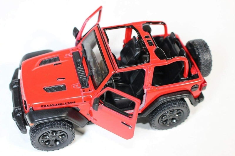 Kinsmart 2018 Jeep Wrangler Rubicon No Top Red - Diecast Model - Image 5