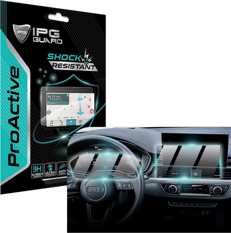 Audi 2021-23 Q5 2020-24 A4 A5 10.1 Inch Navigation 12.3 Inch Panel 9h Proactive Protection