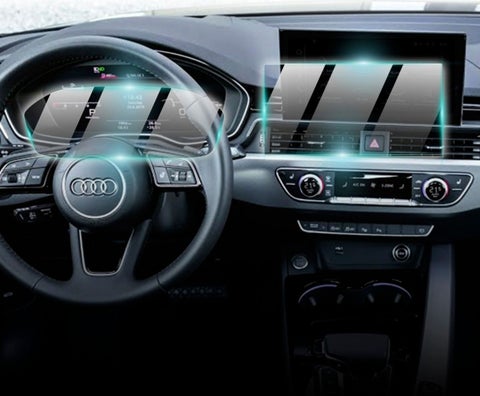 Audi 2021-23 Q5 2020-24 A4 A5 10.1 Inch Navigation 12.3 Inch Panel 9h Proactive Protection