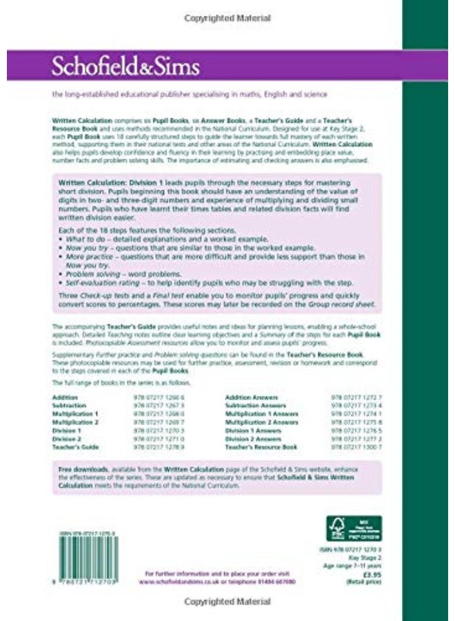 Written Calculation: Division 1 - Image 2