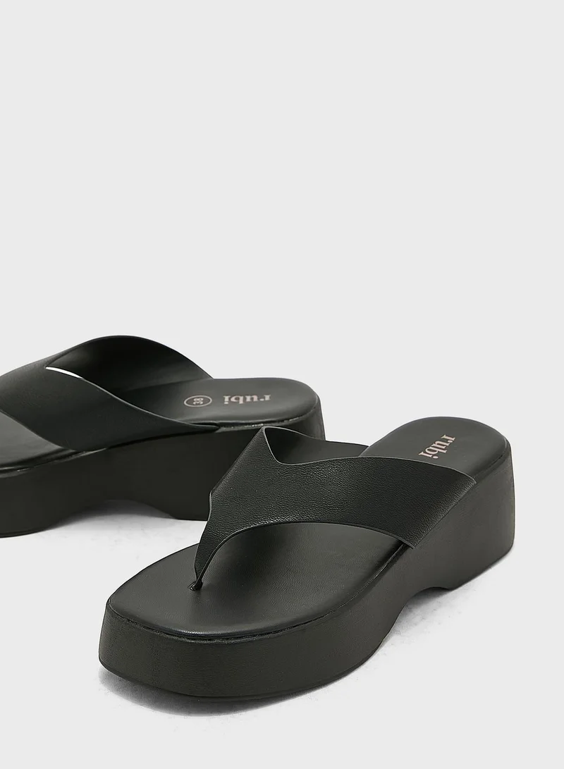 Rubi Mae Flip Flop Flatform Sandals