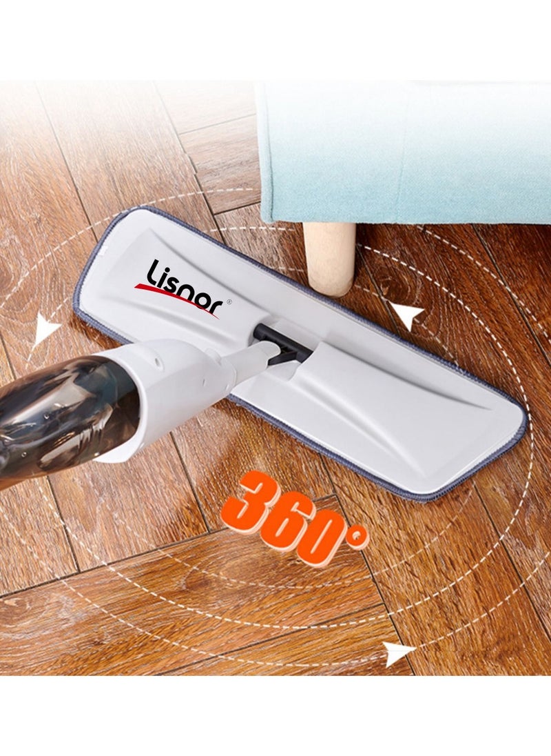 Lisnor Spray Mop with 350ml Refillable Water Tank for Home, Kitchen Floor Cleaning  - Image 4