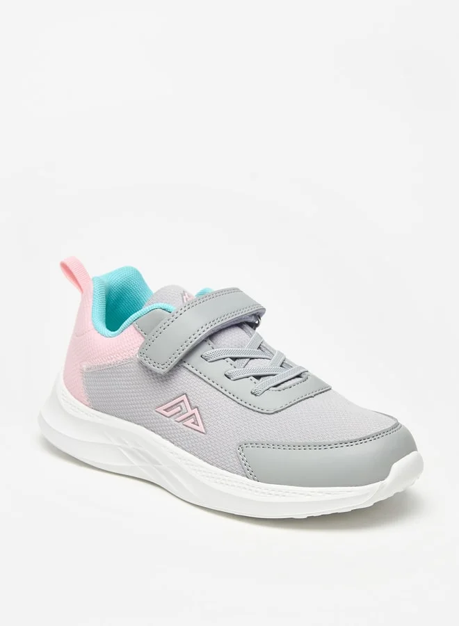 Oaklan by Shoexpress Panelled Sports Shoes with Hook and Loop Closure