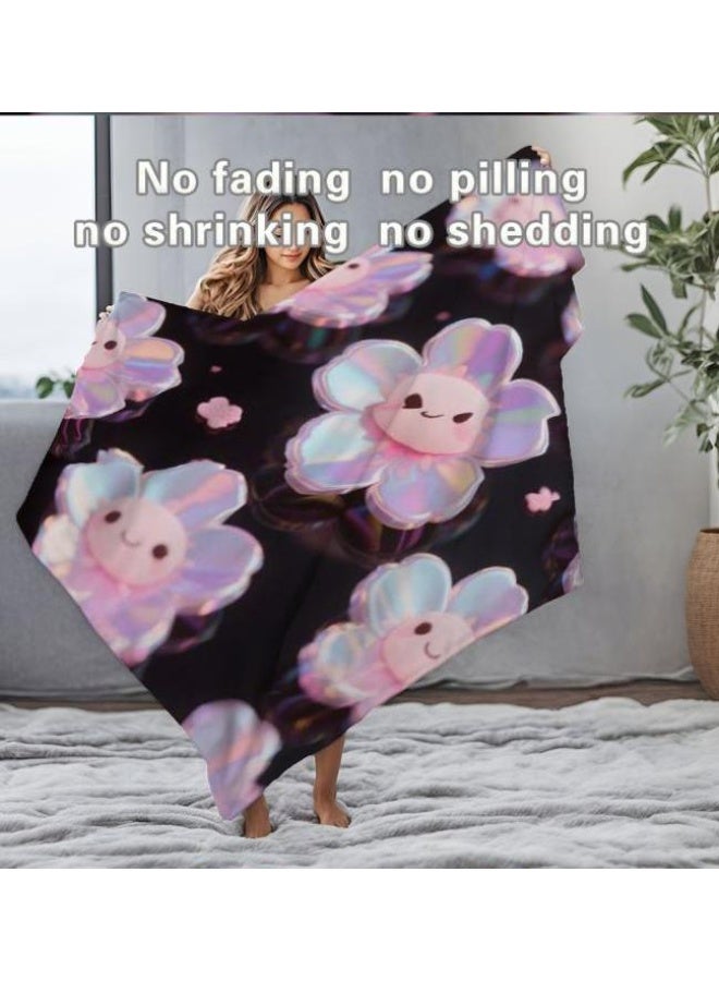 عام بطانية رقيقة من الفانيلا الكرتونية للأطفال والرضع (دافئة ومريحة، ومناسبة للنوم والألعاب) 70 سم * 100 سم - Image 3